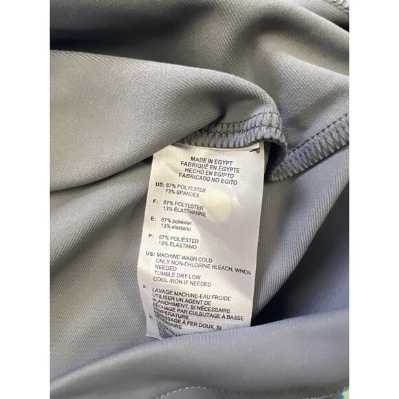 Men’s Adidas 3 Stripe ¼ Zip Gray Golf Fleece Sweatshirt Size Medium New - Picture 7 of 7